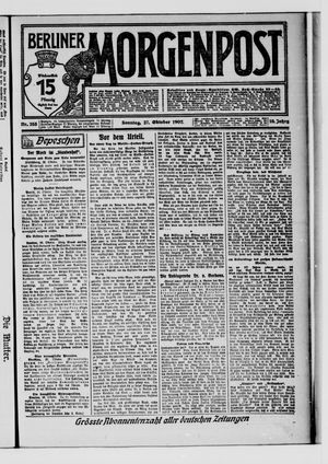 Berliner Morgenpost vom 27.10.1907