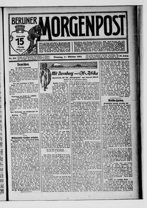 Berliner Morgenpost vom 29.10.1907