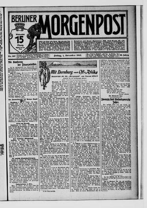 Berliner Morgenpost vom 01.11.1907