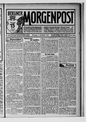 Berliner Morgenpost vom 05.11.1907