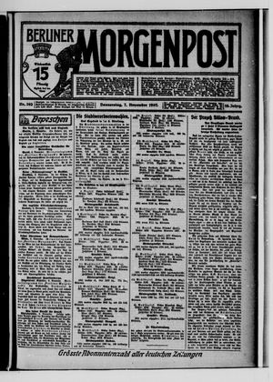 Berliner Morgenpost vom 07.11.1907
