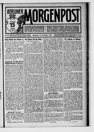 Berliner Morgenpost vom 13.11.1907