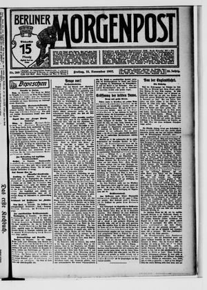 Berliner Morgenpost vom 15.11.1907