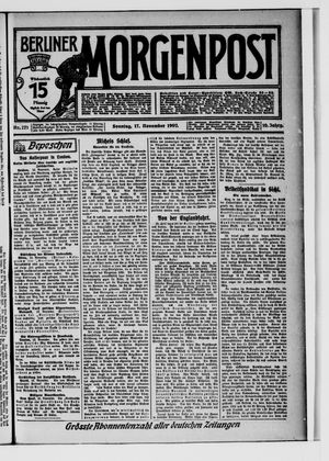 Berliner Morgenpost vom 17.11.1907