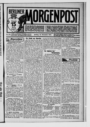 Berliner Morgenpost vom 22.11.1907