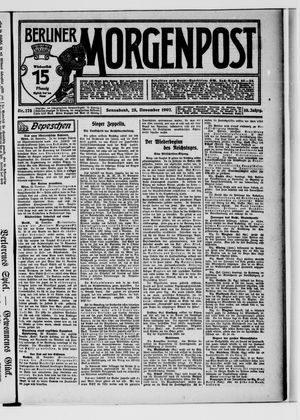 Berliner Morgenpost vom 23.11.1907