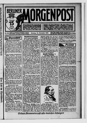 Berliner Morgenpost vom 24.11.1907