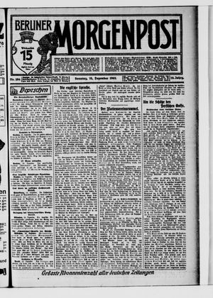 Berliner Morgenpost vom 15.12.1907