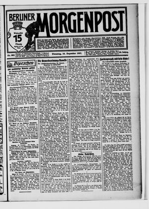 Berliner Morgenpost vom 24.12.1907