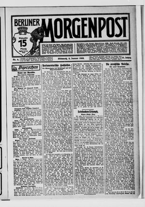 Berliner Morgenpost vom 08.01.1908