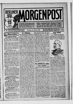 Berliner Morgenpost vom 12.01.1908