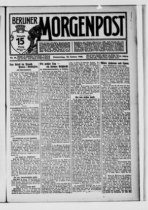 Berliner Morgenpost vom 23.01.1908