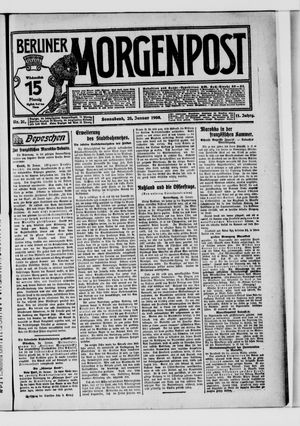Berliner Morgenpost vom 25.01.1908