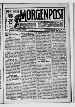 Berliner Morgenpost on Jan 26, 1908