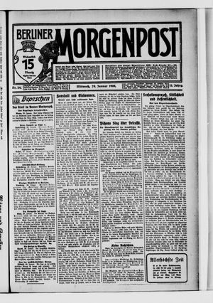 Berliner Morgenpost vom 29.01.1908