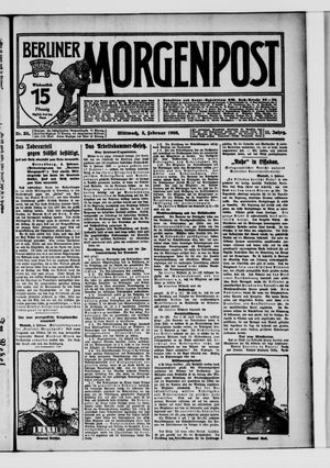 Berliner Morgenpost vom 05.02.1908