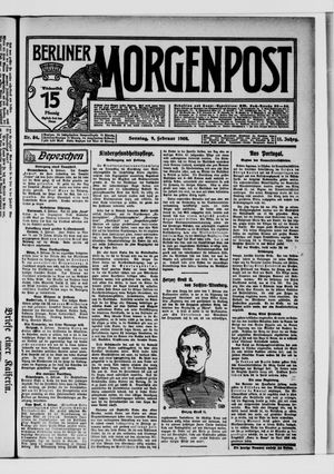 Berliner Morgenpost vom 09.02.1908