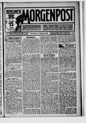 Berliner Morgenpost on Feb 15, 1908