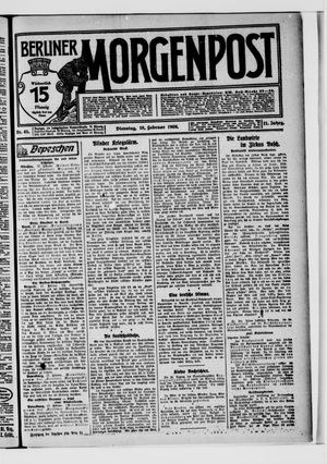 Berliner Morgenpost vom 18.02.1908