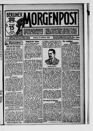 Berliner Morgenpost vom 21.02.1908