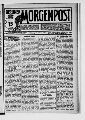 Berliner Morgenpost vom 26.02.1908