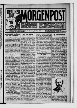 Berliner Morgenpost vom 08.03.1908