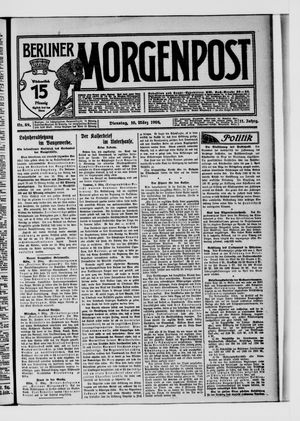 Berliner Morgenpost vom 10.03.1908
