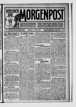 Berliner Morgenpost vom 11.03.1908