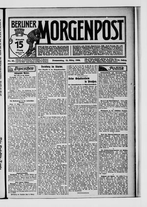 Berliner Morgenpost vom 12.03.1908