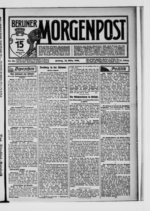 Berliner Morgenpost vom 13.03.1908