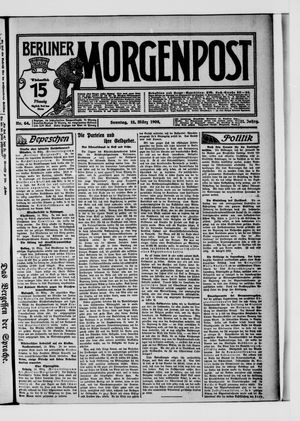 Berliner Morgenpost vom 15.03.1908