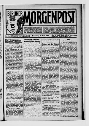 Berliner Morgenpost vom 19.03.1908