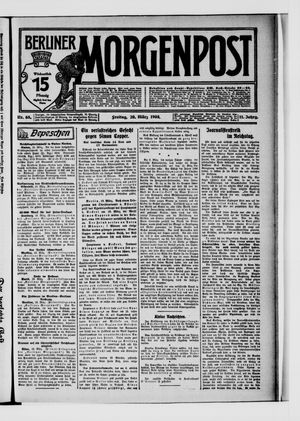 Berliner Morgenpost on Mar 20, 1908