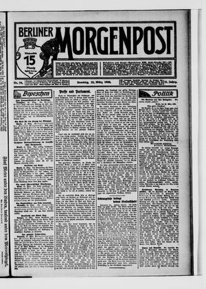 Berliner Morgenpost vom 22.03.1908