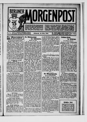 Berliner Morgenpost vom 25.03.1908