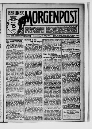 Berliner Morgenpost vom 26.03.1908