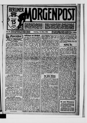 Berliner Morgenpost vom 29.03.1908