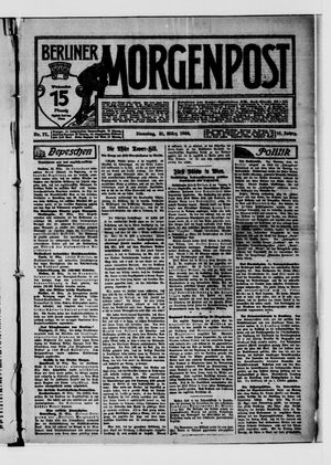 Berliner Morgenpost vom 31.03.1908