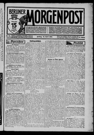 Berliner Morgenpost vom 10.04.1908