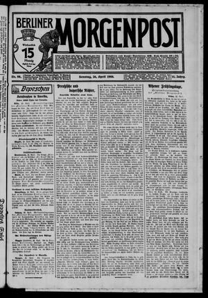 Berliner Morgenpost vom 26.04.1908