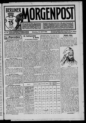 Berliner Morgenpost vom 28.04.1908