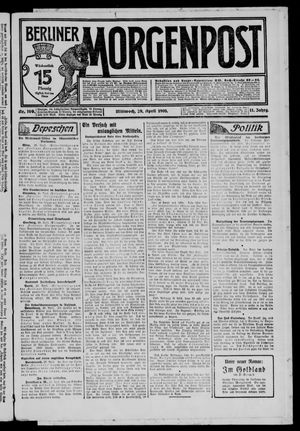 Berliner Morgenpost vom 29.04.1908