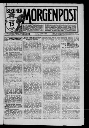 Berliner Morgenpost vom 01.05.1908