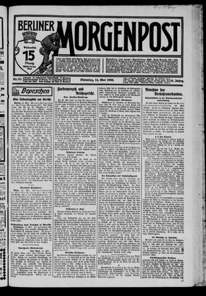Berliner Morgenpost vom 12.05.1908