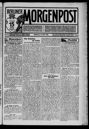 Berliner Morgenpost vom 13.05.1908