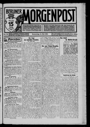 Berliner Morgenpost vom 21.05.1908