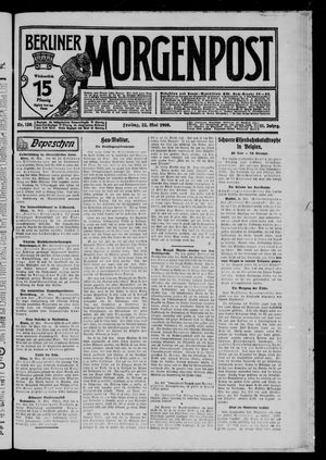 Berliner Morgenpost vom 22.05.1908