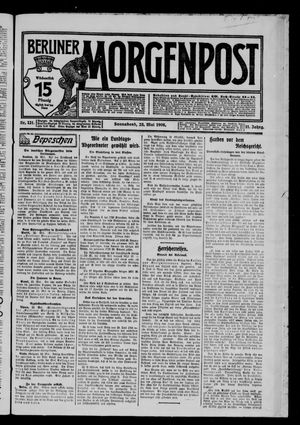 Berliner Morgenpost vom 23.05.1908
