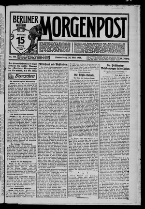 Berliner Morgenpost vom 28.05.1908