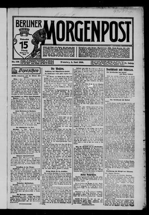Berliner Morgenpost vom 02.06.1908